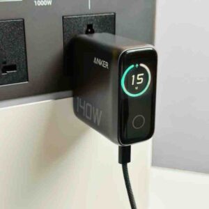 Anker Laptop Charger 140W | 4-Port | PD 3.1 | Touch Control | USB-C Cable (B2697) Chinese Version – Black
