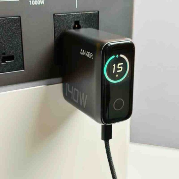 Anker Laptop Charger 140W | 4-Port | PD 3.1 | Touch Control | USB-C Cable (B2697) Chinese Version – Black