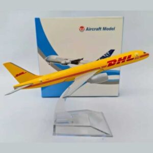 DHL Aviation Metal Aircraft -16cm