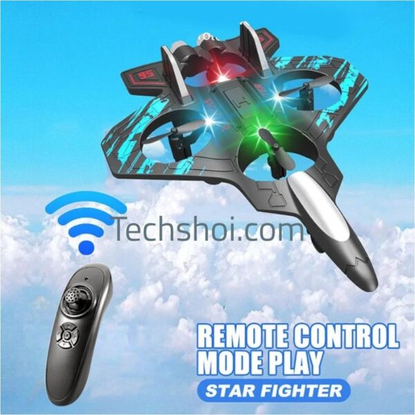 Remote Control Starfighter Drone Plane – Blue