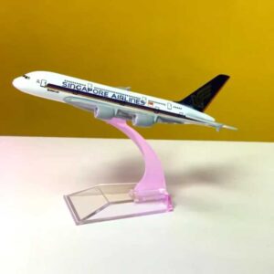 Singapore Airlines A380 Metal Aircraft-16cm